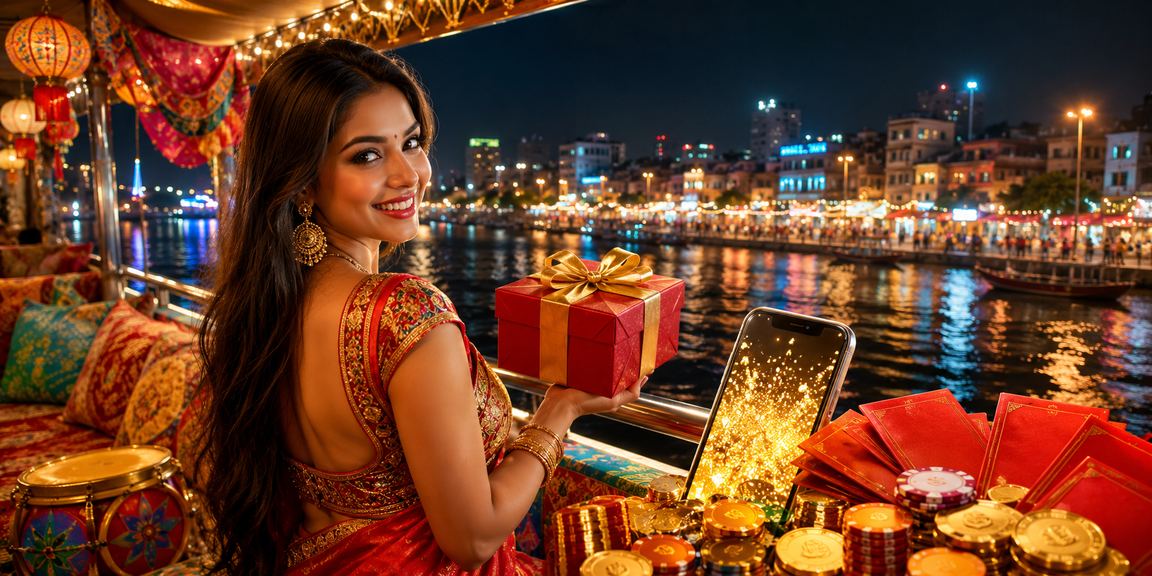 A user enjoying bonus and odds offers during Eid celebrations in Cumilla